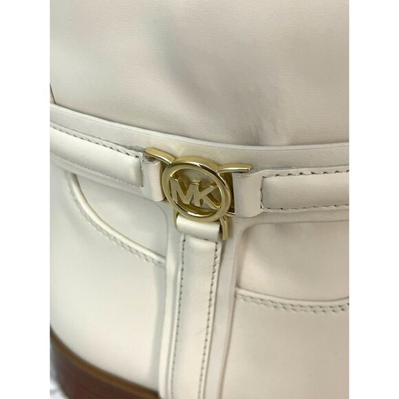 Michael Kors Mindy Cream Ankle Boot Boot Size 8.5 M NWT - Picture 7 of 9